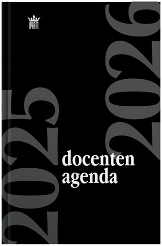 Schoolagenda 2025-2026 Ryam docenten 7dagen/2pagina's zwart