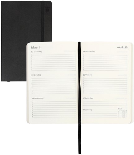 Schoolagenda 2025-2026 18mnd Ryam Studie 7dagen/2pagina's zwart-3