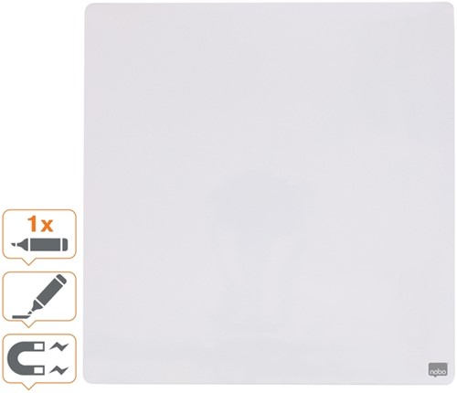Whiteboard Nobo tegel 36x36cm wit magnetisch-4