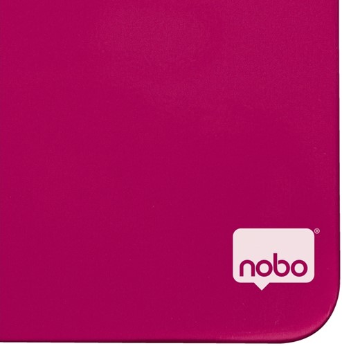 Whiteboard Nobo tegel 36x36cm roze magnetisch-6