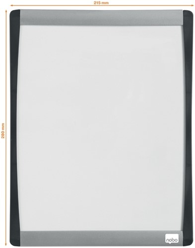 Whiteboard Nobo 28x21.5cm gewelfd-1