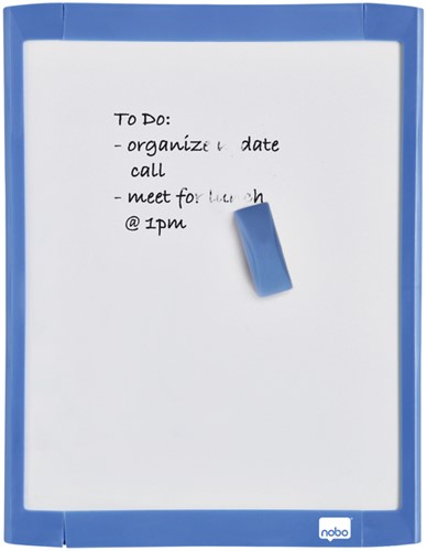 Whiteboard Nobo 21.6x28cm magnetisch assorti