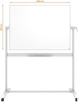 Whiteboard Nobo kantelbord 90x120cm magnetisch emaille-4