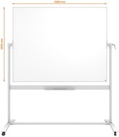 Whiteboard Nobo kantelbord 120x150cm magnetisch emaille-3