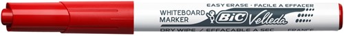 Viltstift Bic Velleda 1741 whiteboard rond medium rood-2