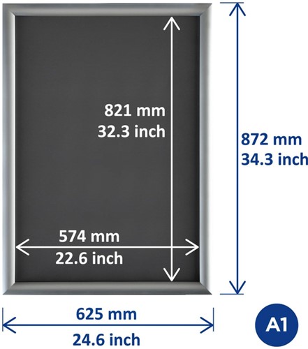 Kliklijst Europel A1 25mm-3