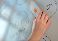 Whiteboardwisser Nobo magnetisch met verwisselbare strip-1