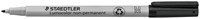 Viltstift Staedtler Lumocolor 315 non permanent M zwart-1