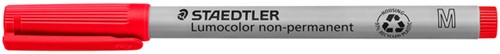 Viltstift Staedtler Lumocolor 315 non permanent M rood-2