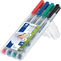 Viltstift Staedtler Lumocolor 311 non permanent S set à 4 assorti-2