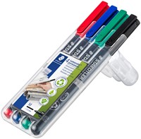 Viltstift Staedtler Lumocolor 317 permanent M set à 3 +1 stuk gratis-2