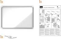 Binnenvitrine Nobo premium plus 4xA4 draaideur magnetisch-3