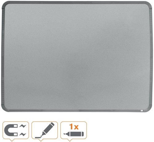 Whiteboard Nobo Slime Line 43x58cm zilver-4