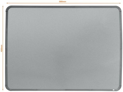 Whiteboard Nobo Slime Line 43x58cm zilver-5