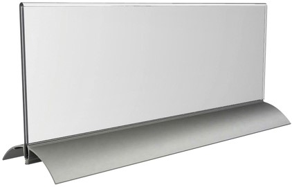 Tafelnaambord Europel 105x297mm acryl aluminium-1