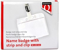 Badge Quantore met clip 60x90mm-3