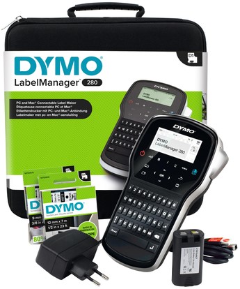 Labelprinter Dymo LabelManager 280 draagbaar qwerty 12mm zwart in koffer-10