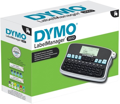 Labelprinter Dymo LabelManager 360D draagbaar azerty 19mm zwart-6