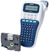 Labelprinter Brother P-touch TZe PT-H107B draagbaar abc 12mm wit-3