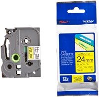 Labeltape Brother P-touch TZe-651 standaard 24mm zwart op geel-3