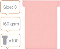 Planbord T-kaart Nobo nr 3 80mm roze-2