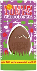 Chocolade Tony's Chocolonely paasreep melk met amandelspijs en nootjes 180gr
