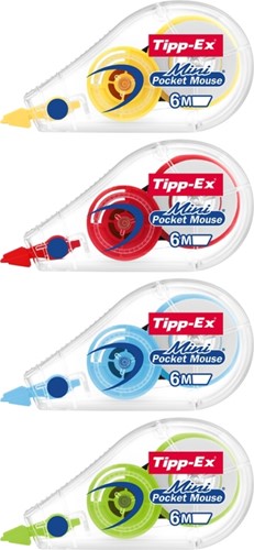 Correctieroller Tipp-ex mini pocket mouse 5mmx6m display à 30 +10 stuks gratis-3