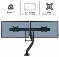 Monitorarm Fellowes Eppa Crossbar zwart-3