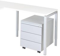 Aanbouwtafel serie 55 80X60cm hoogte instelbaar 62-86cm-2