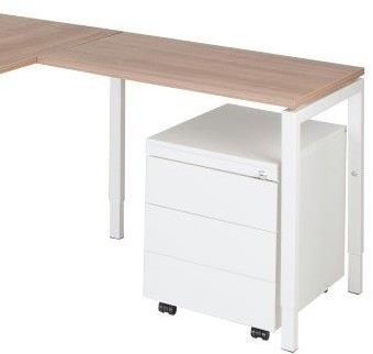 Aanbouwtafel serie 55 80X60cm hoogte instelbaar 62-86cm