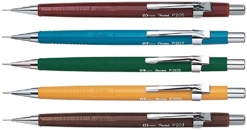 Vulpotlood Pentel P205 HB 0.5mm groen-1