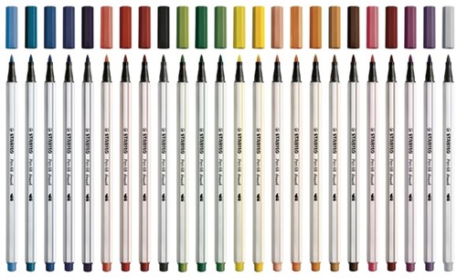 Brushstift STABILO Pen 568/44 geel-1