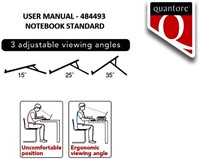 Laptopstandaard Quantore verstelbaar antraciet-3