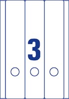 Rugetiket Avery Zweckform breed/lang 59x297mm zelfklevend wit-1