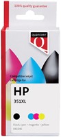 Inktcartridge Quantore alternatief tbv HP CB338EE 351XL kleur