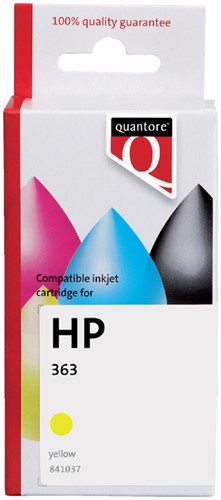 Inktcartridge Quantore alternatief tbv HP C8773EE 363 geel