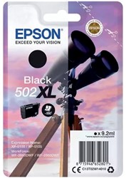 Inktcartridge Epson 502XL T02W1 zwart HC
