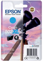 Inktcartridge Epson 502XL T02W2 blauw