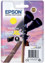 Inktcartridge Epson 502XL T02W4 geel HC