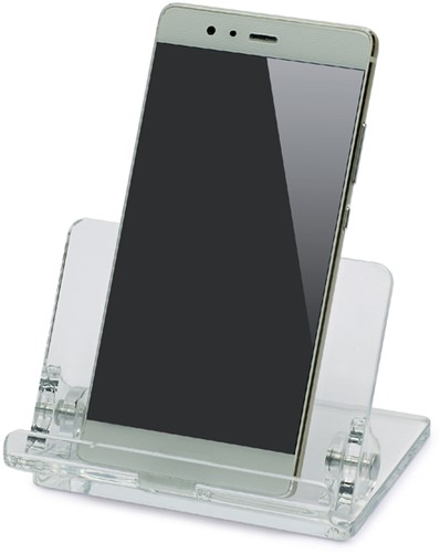Telefoonstandaard MAUL 97x105x76mm standhoek instelbaar acryl-3