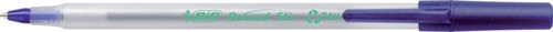 Balpen Bic ecolutions round stic medium blauw