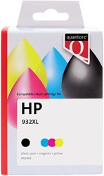 Inktcartridge Quantore alternatief tbv HP C2P42AE 932XL + 933XL zwart + kleur