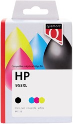 Inktcartridge Quantore  alternatief tbv HP 3HZ52AE 953XL zwart 3 kleuren HC