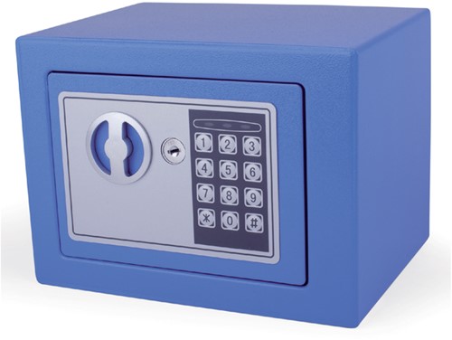 Kluis Pavo mini elektronisch 230x170x170mm blauw-2