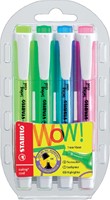 Markeerstift STABILO Swing cool 275/4 assorti etui à 4 stuks