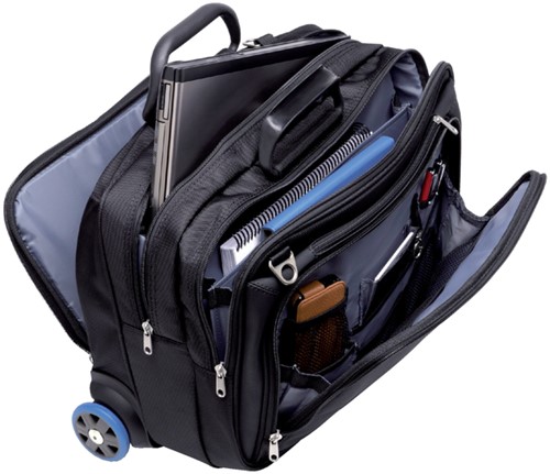 Laptoptas trolley Kensington contour 17" zwart-3