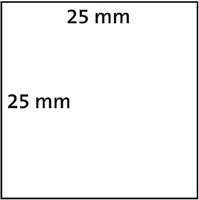 Etiket Dymo LabelWriter industrieel 25x25mm 2 rollen á 850 stuks wit-3