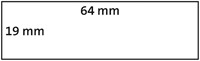 Etiket Dymo LabelWriter industrieel 19x64mm 2 rollen á 450 stuks wit-3