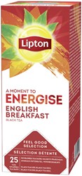 Thee Lipton Energise English breakfast 25x1.5gr