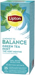 Thee Lipton Balance green tea mint 25x1.5gr